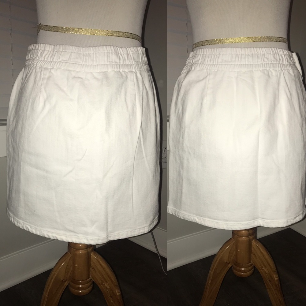 white skirt - anthropologie size M never worn